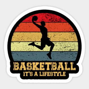 basketball it's a lifestile Sticker
